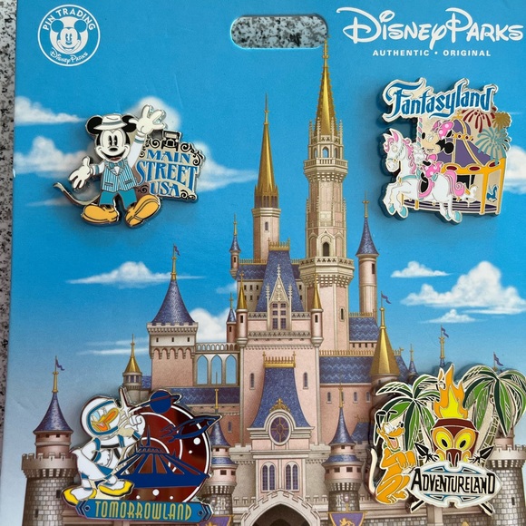Disney Parks - Four Lands Magic Kingdom Pin Set - SOLD OUT - Picture 1 of 6